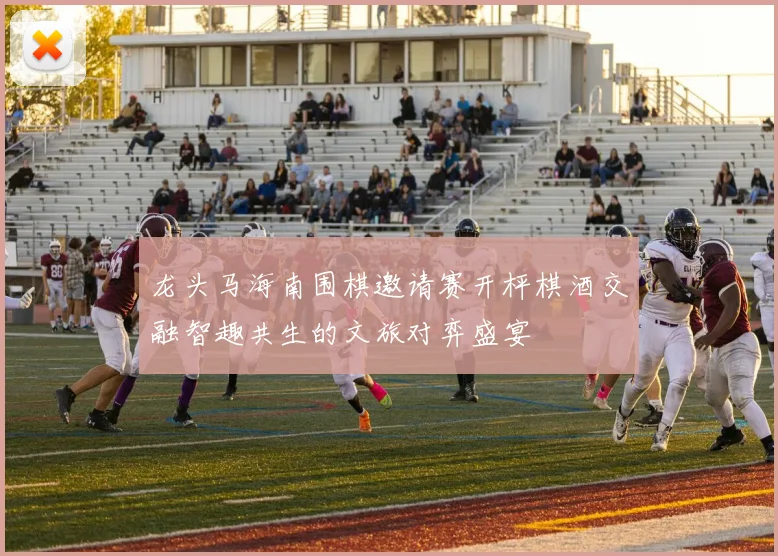 龙头马海南围棋邀请赛开枰棋酒交融智趣共生的文旅对弈盛宴